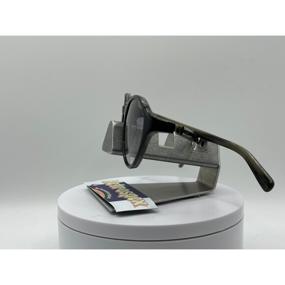 Vintage Y2K Sunglasses NOS Round Grey Fade/Black Plastic  display picture 1